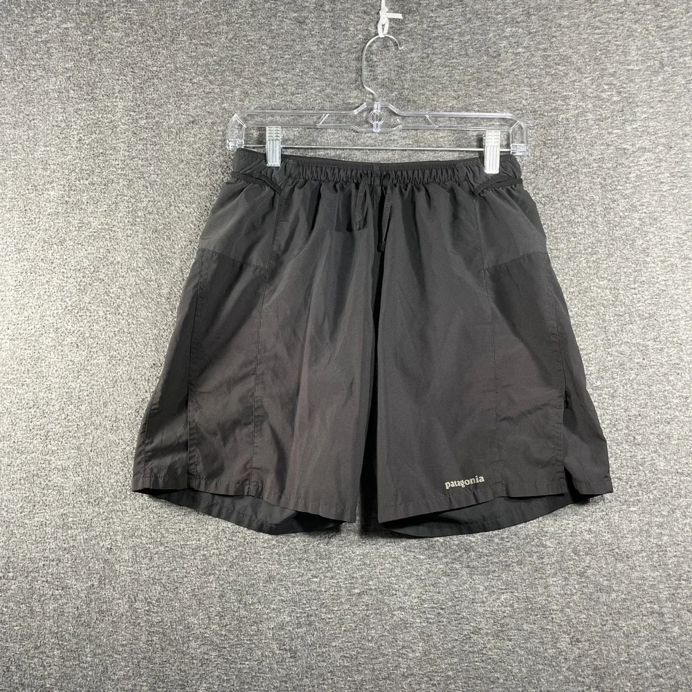 Patagonia Strider Pro Shorts Mens Small Black Lightweight Athletic Athleisure